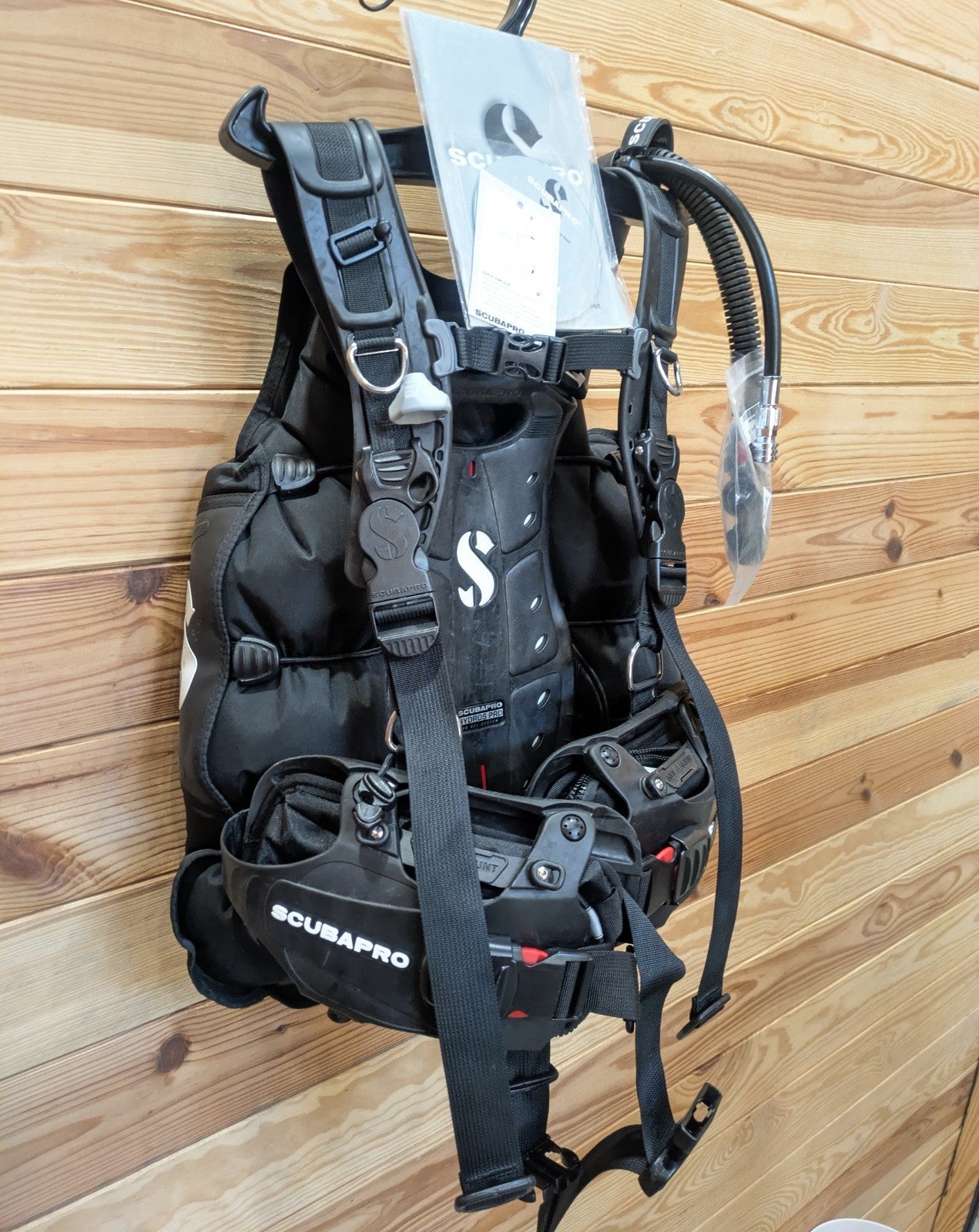 Scubapro Hydros Pro Scuba Dive BC BCD Size XL XXL Weight Integrated NEW Inflator3