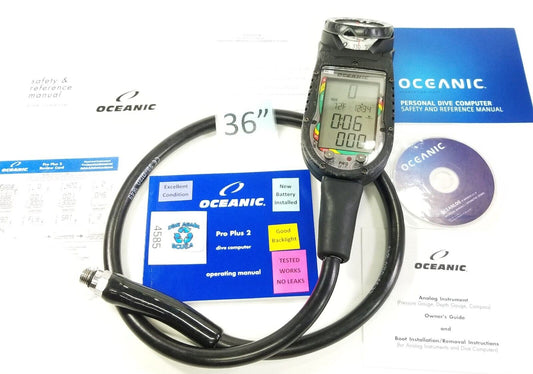 Oceanic Pro Plus 2 SCUBA Dive Air Integrated Computer, Compass Air & Nitrox 4585