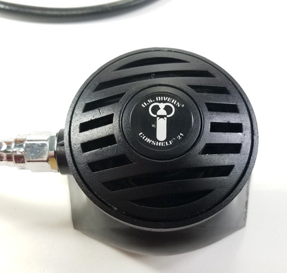 US Divers - Aqua Lung Conshelf 21 1st & 2nd Stage Scuba Dive Regulator Set Yoke2