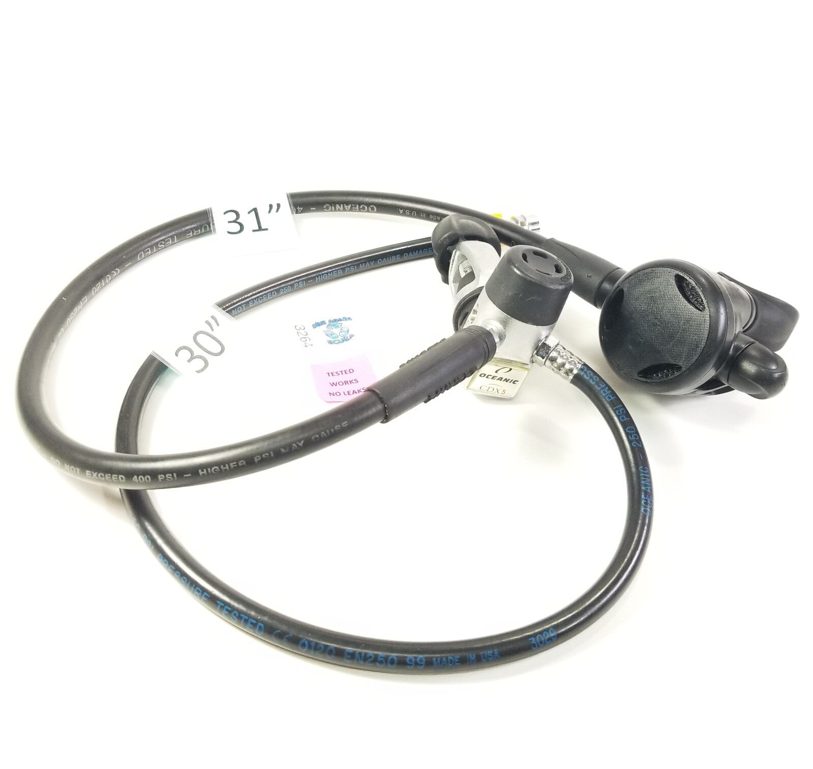 Oceanic GT3 Scuba Dive Regulator Set CDX5 Yoke 1st Stage Adjustable Balanced0