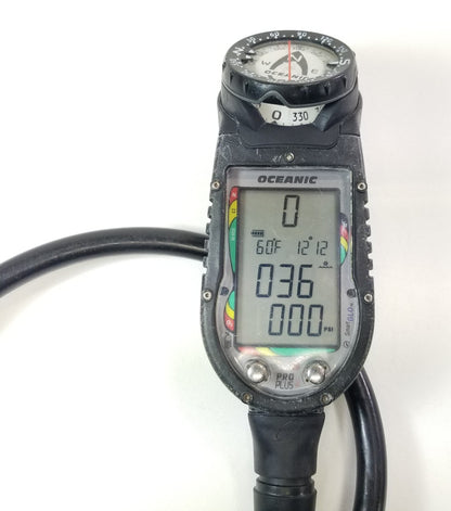 Oceanic Pro Plus 2.1 SCUBA Dive Air Integrated Computer, Compass Air & Nitrox 21