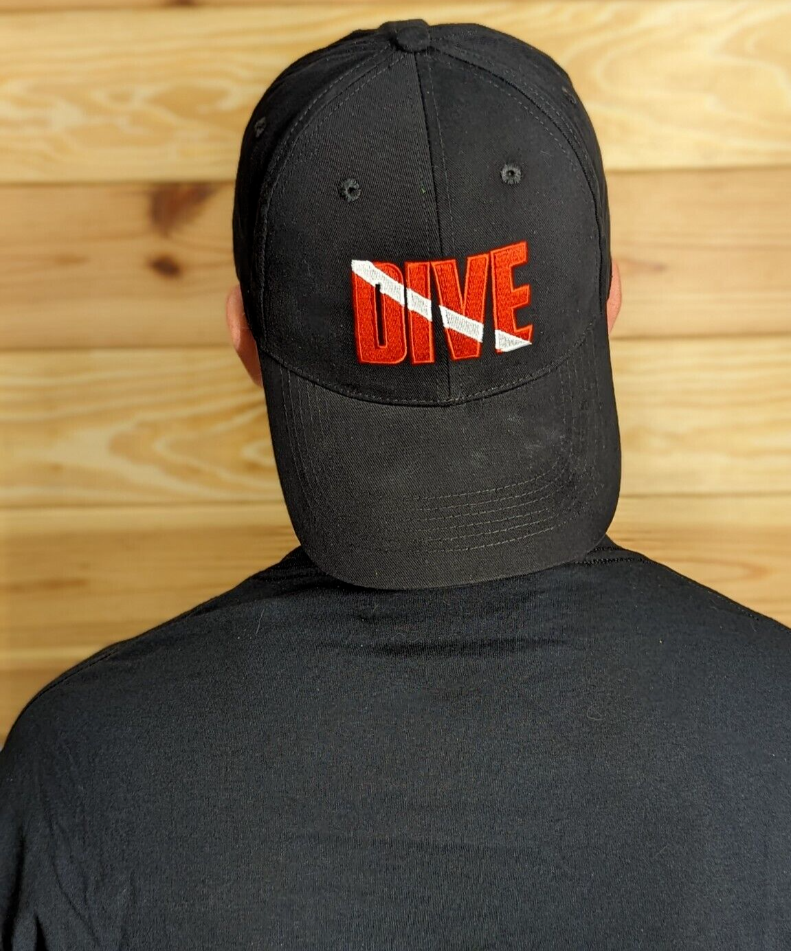 Scuba DIVE Flag Embroidered Logo Hat, Baseball Cap, One Size Fits All2