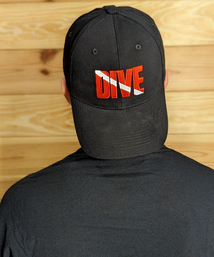 Scuba DIVE Flag Embroidered Logo Hat, Baseball Cap, One Size Fits All2