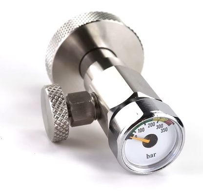 Scuba Dive Compact Travel DIN Tank Cylinder Pressure Checker 350 Bar Check Gauge2