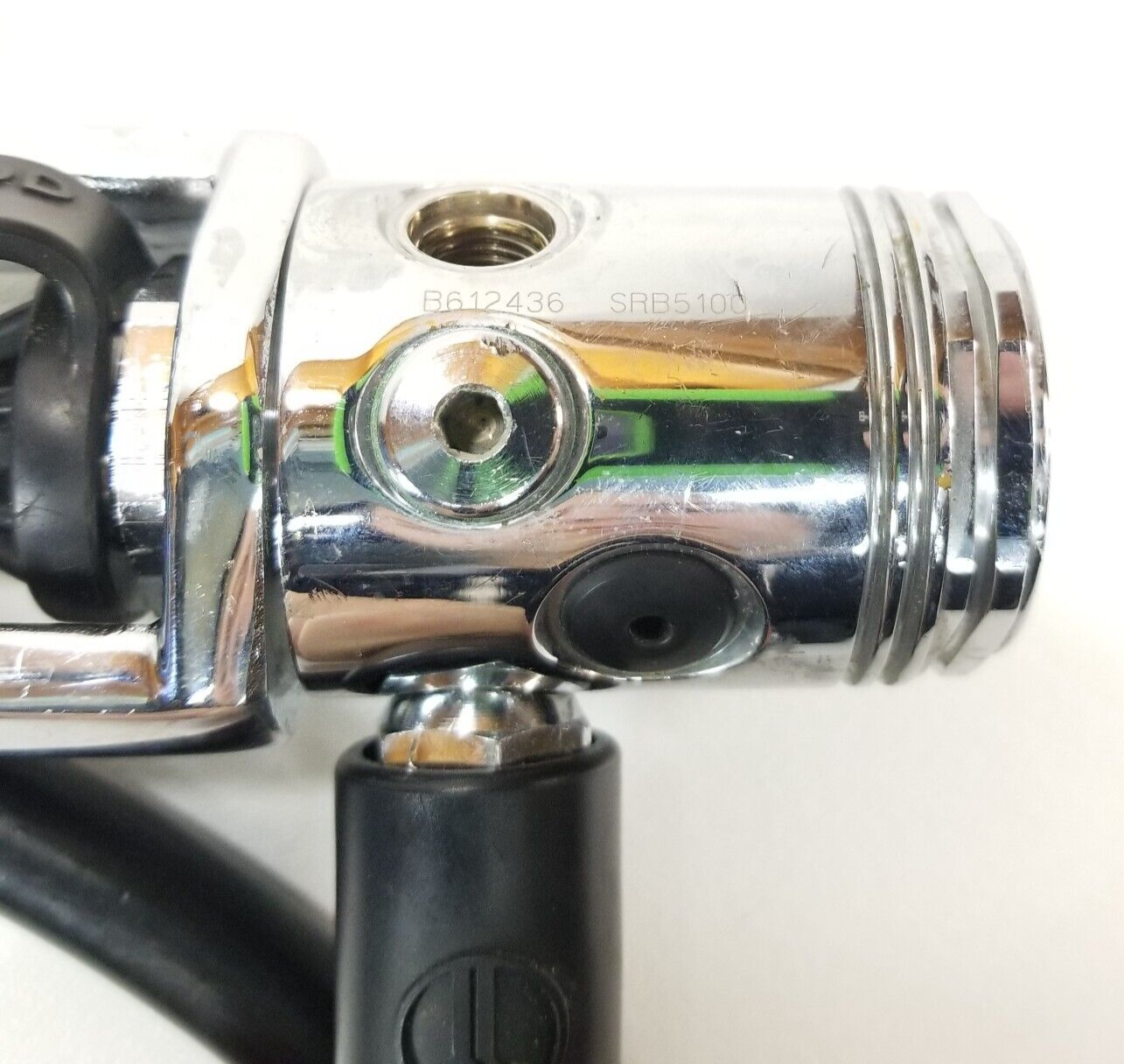 Sherwood Brut Scuba Dive Regulator Set Yoke, 1st & 2nd Stage + Inflator Hose9