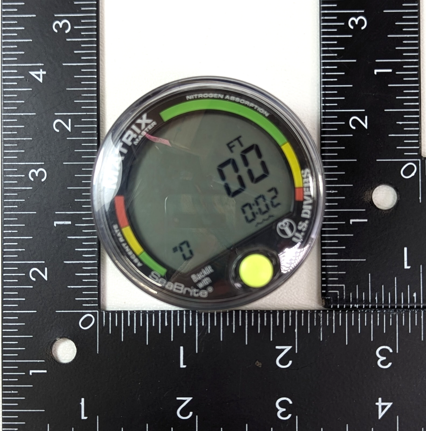 US Divers / Aqua Lung Matrix Master, Backlight, Scuba Dive Diving Computer Puck8