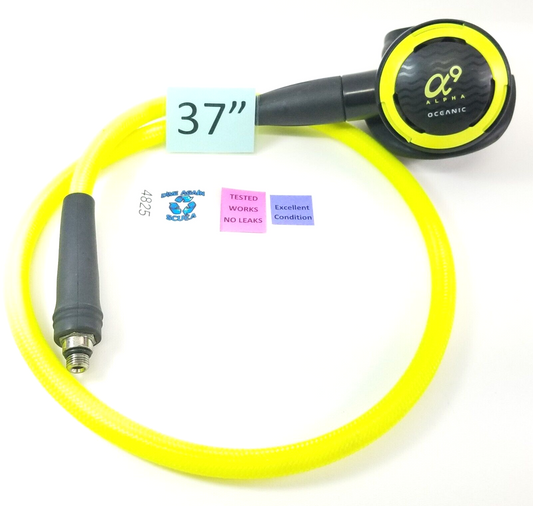 Oceanic Alpha 9 Octo, Octopus 2nd Stage Regulator Scuba Dive Yellow        #4825