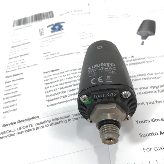 SUUNTO WIRELESS TANK PRESSURE TRANSMITTER Hoseless Scuba Dive Computer