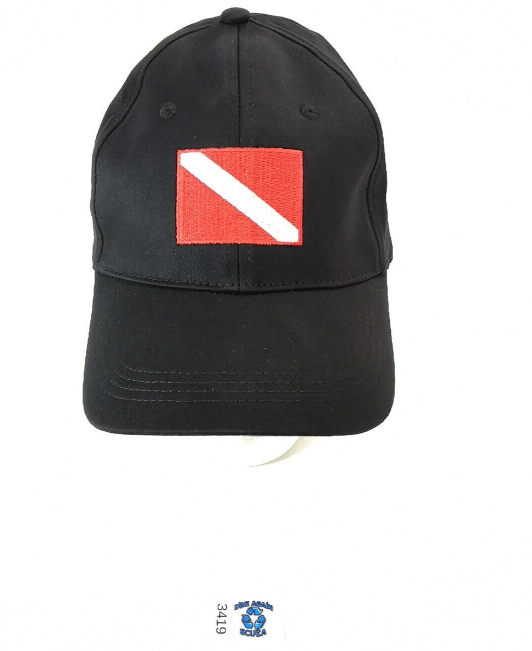 Scuba Dive Flag Embroidered Logo Hat, Baseball Cap, One Size Fits All, Fitted11