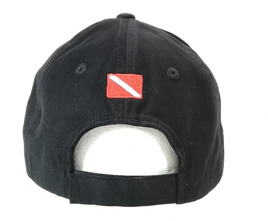 Scuba DIVE Flag Embroidered Logo Hat, Baseball Cap, One Size Fits All7