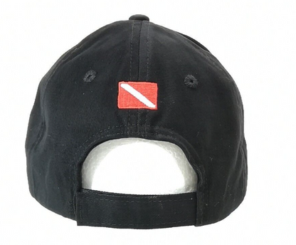 Scuba DIVE Flag Embroidered Logo Hat, Baseball Cap, One Size Fits All7