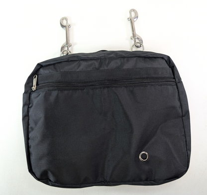 Sidemount BCD Butt Storage Pocket Case + Stainless Steel Clip Snaps Scuba Dive7