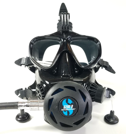 Full Face Scuba Dive Mask Fits ALL Scubapro 2nd Stage Regulators S600 G250 R1901