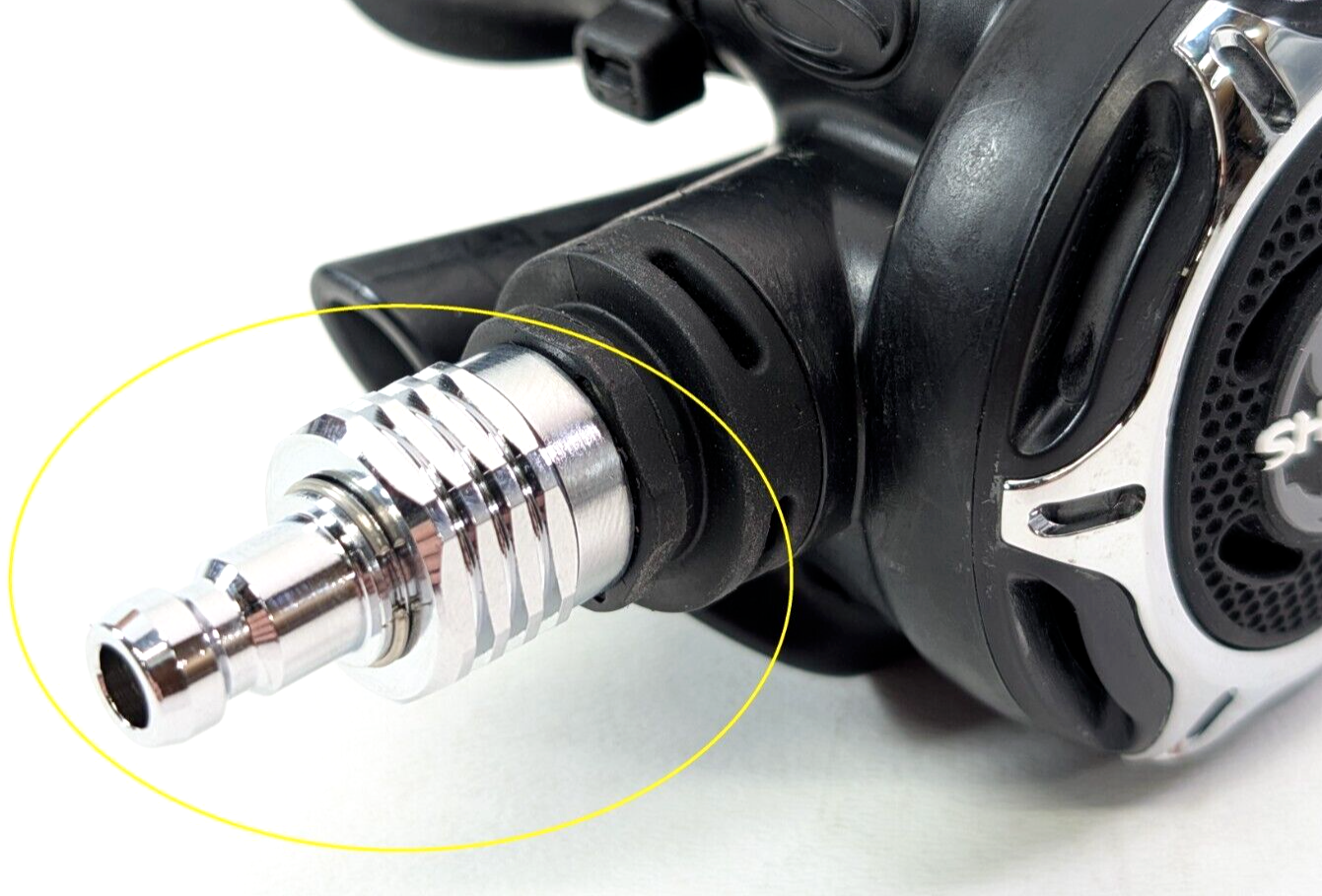 QD Quick Disconnect Hose Male Adapter for all 2nd Stage Scuba Diving Regulators0