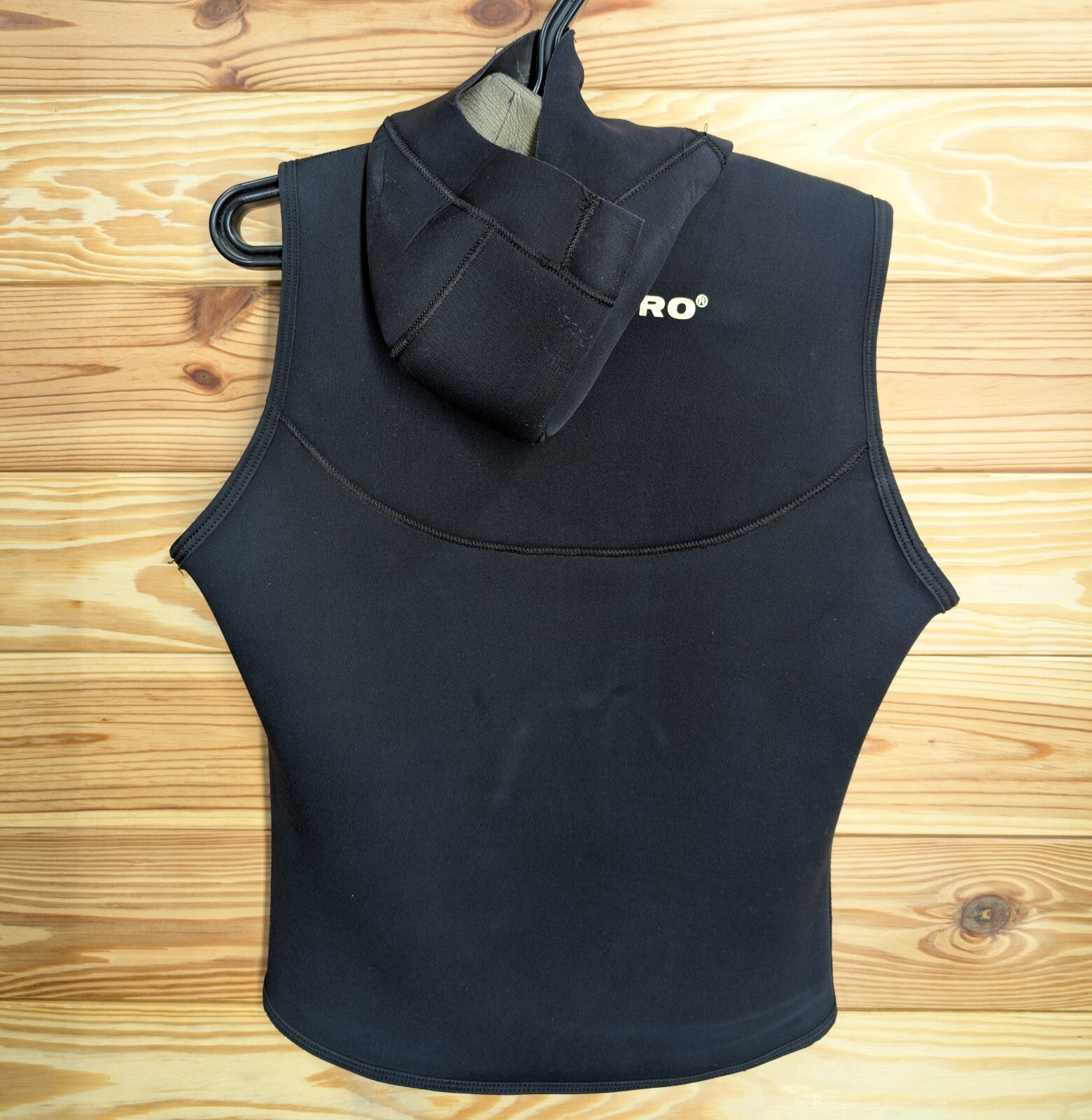 ScubaPro Men's Hybrid Hooded Vest 5mm - 3mm Black Size XL - X Large Wetsuit Hood3