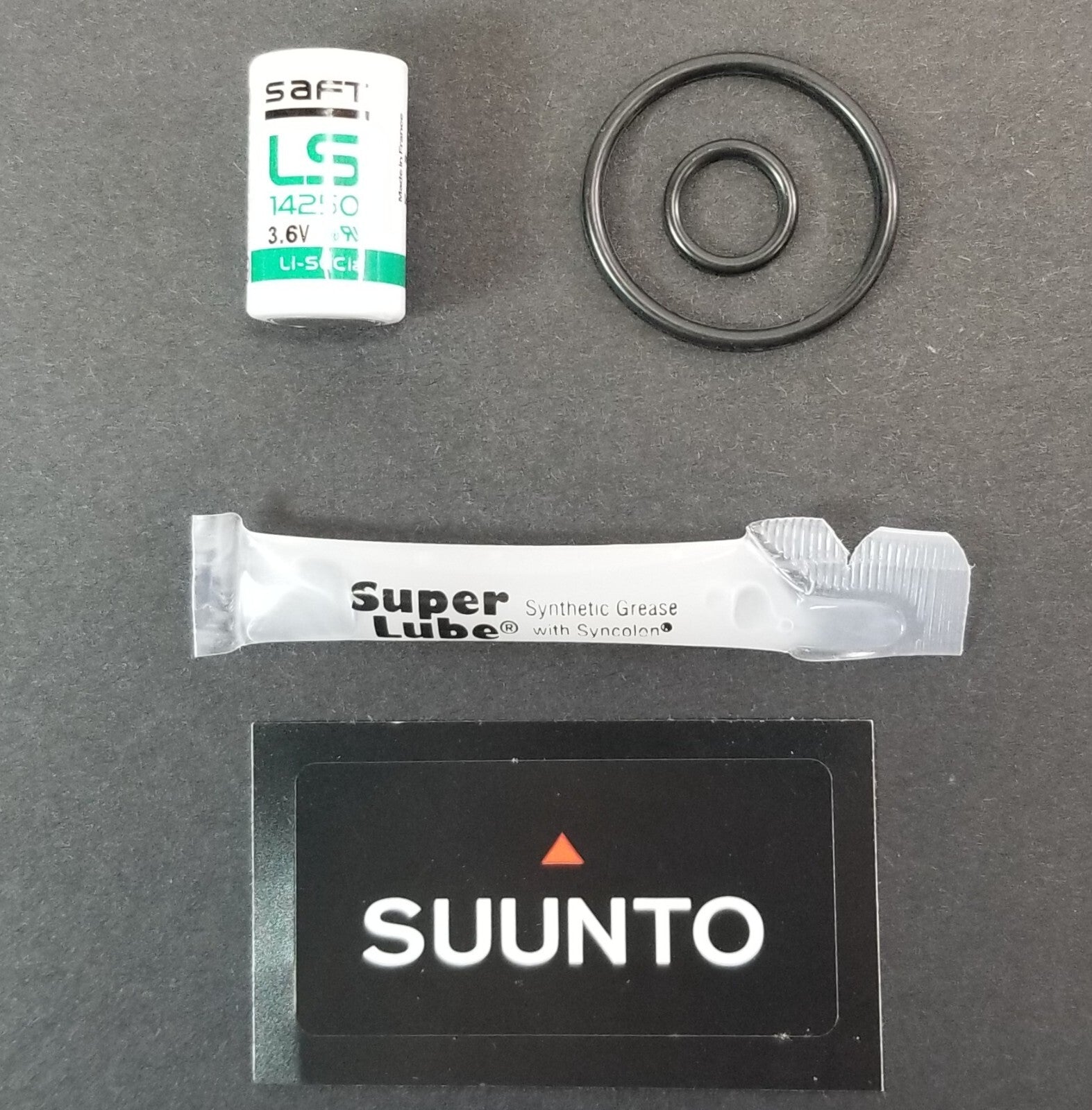 Genuine Suunto Tank Pod Battery Kit w O Rings & Grease Scuba Dive  (transmitter)0
