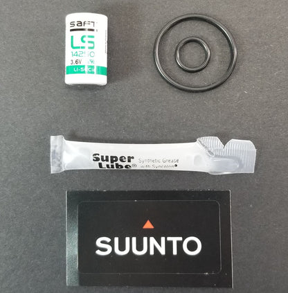 Genuine Suunto Tank Pod Battery Kit w O Rings & Grease Scuba Dive  (transmitter)0