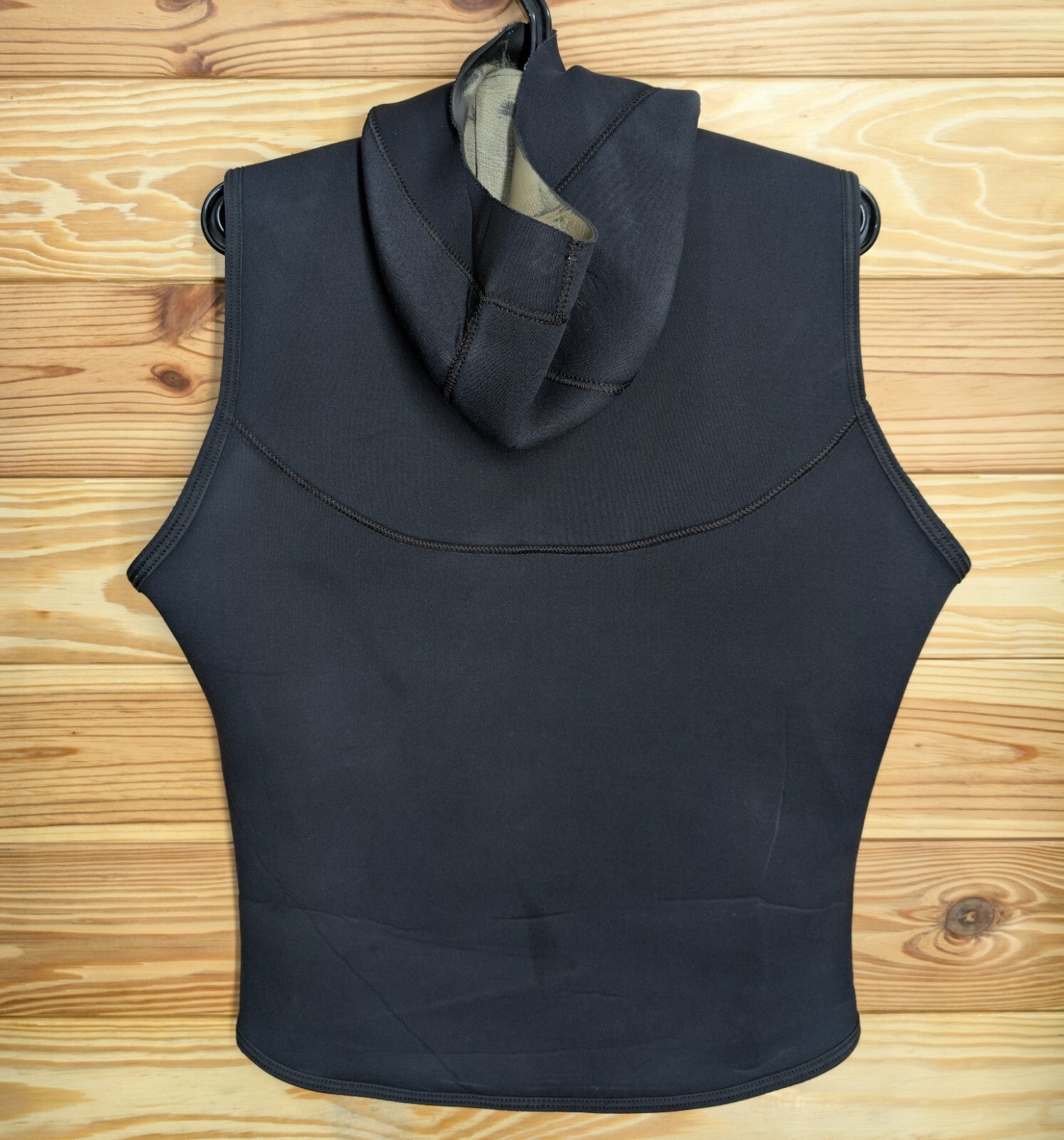 ScubaPro Men's Hybrid Hooded Vest 5mm - 3mm Black Size XXL XX Large Wetsuit Hood3