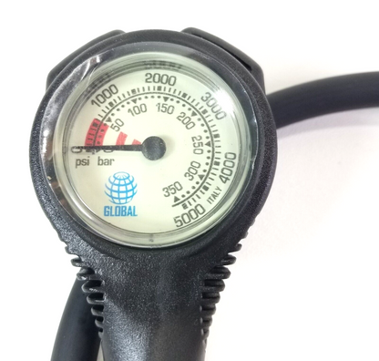 Sea Elite Global 2" 5000 PSI / 350 Bar SPG Submersible Pressure Gauge Scuba Dive