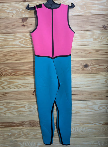 2 Piece Body Glove Farmer John Blue Pink Women's Full Wetsuit M 12 Scuba Dive11