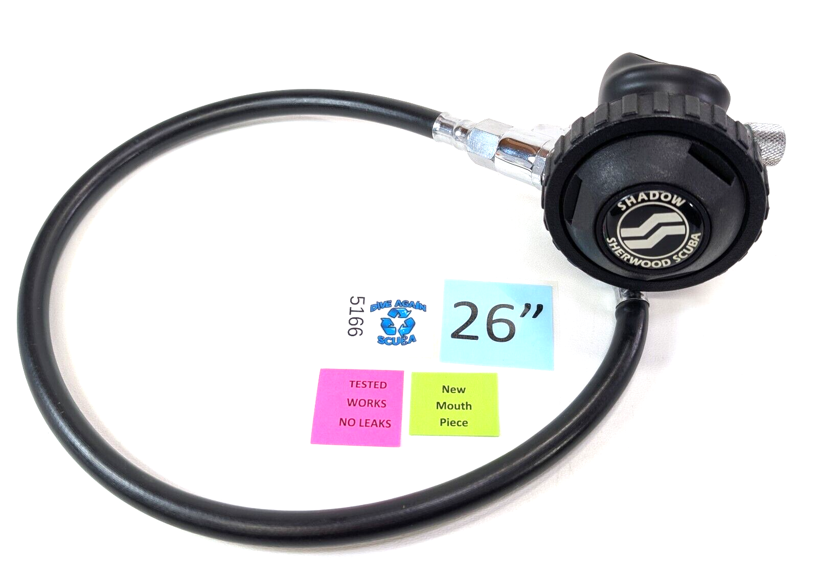 Sherwood Shadow Plus 2nd Stage Octo Inflator Alternate Air Source Scuba Dive BC0