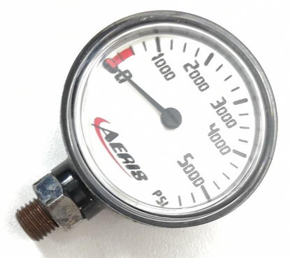 Aeris 5500 PSI Scuba Dive Pressure Gauge SPG Fits Oceanic, Sherwood Genesis 50003