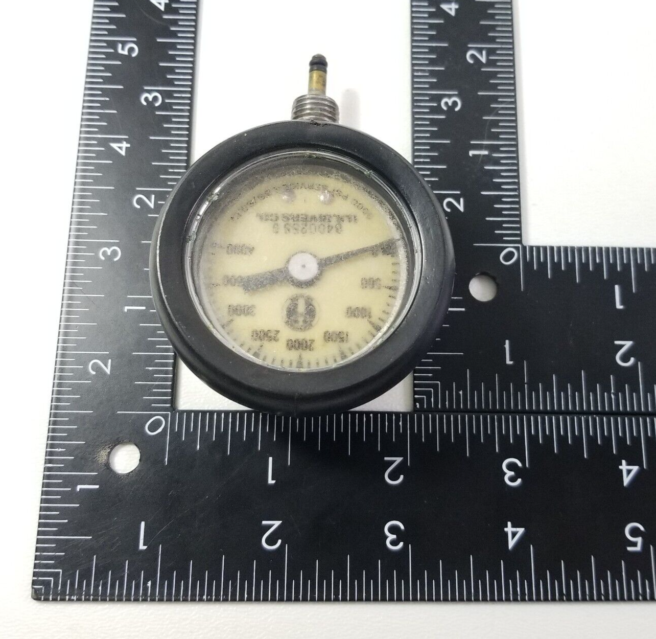 US Divers Aqua Lung 4000 PSI SPG Submersible Pressure Gauge Scuba Vintage   4200