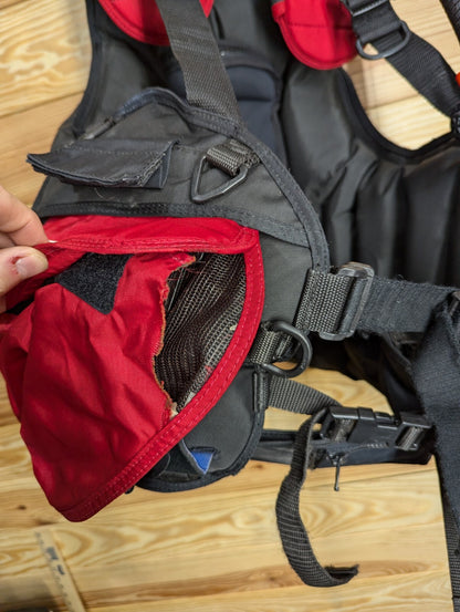 Fathum SL III 3 Scuba Dive BC BCD M Medium Buoyancy Compensator Vest Jacket RED7