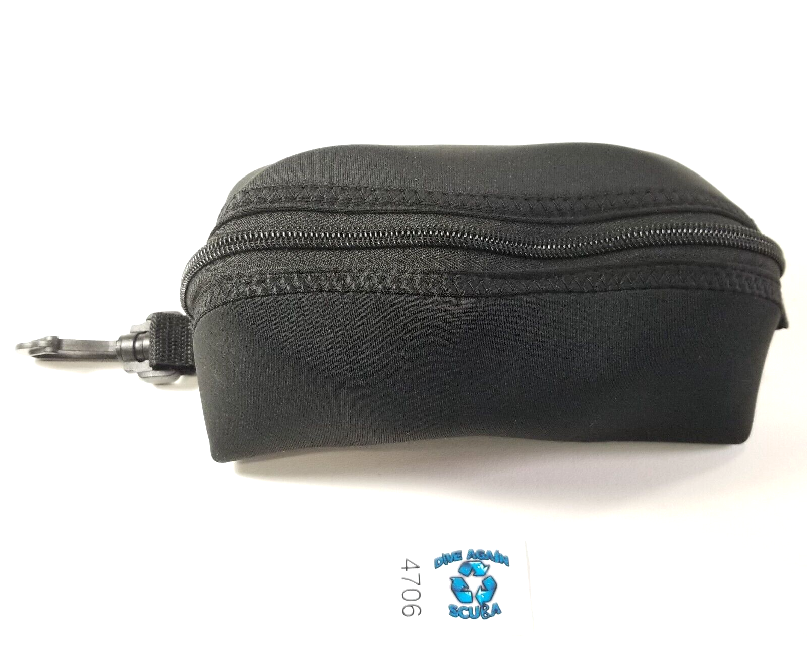 Compact Padded Soft Scuba Dive Snorkel Mask Zipper Case Pouch Neoprene with Clip0