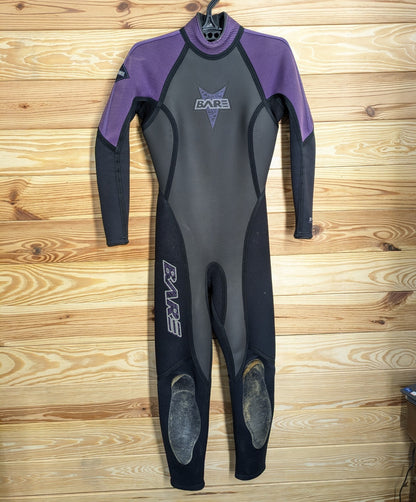 BARE Edge Purple / Gray Women's Full Wetsuit 10 T Scuba Dive Surf 4mm 3mm 2mm0