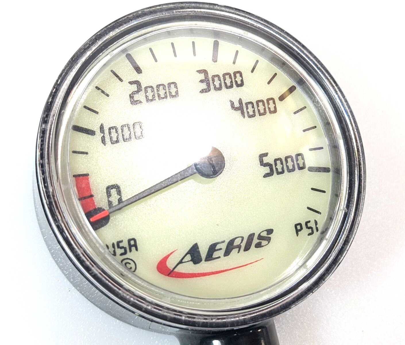 Aeris 5500 PSI Scuba Dive Pressure Gauge SPG Fits Oceanic, Sherwood Genesis 50002