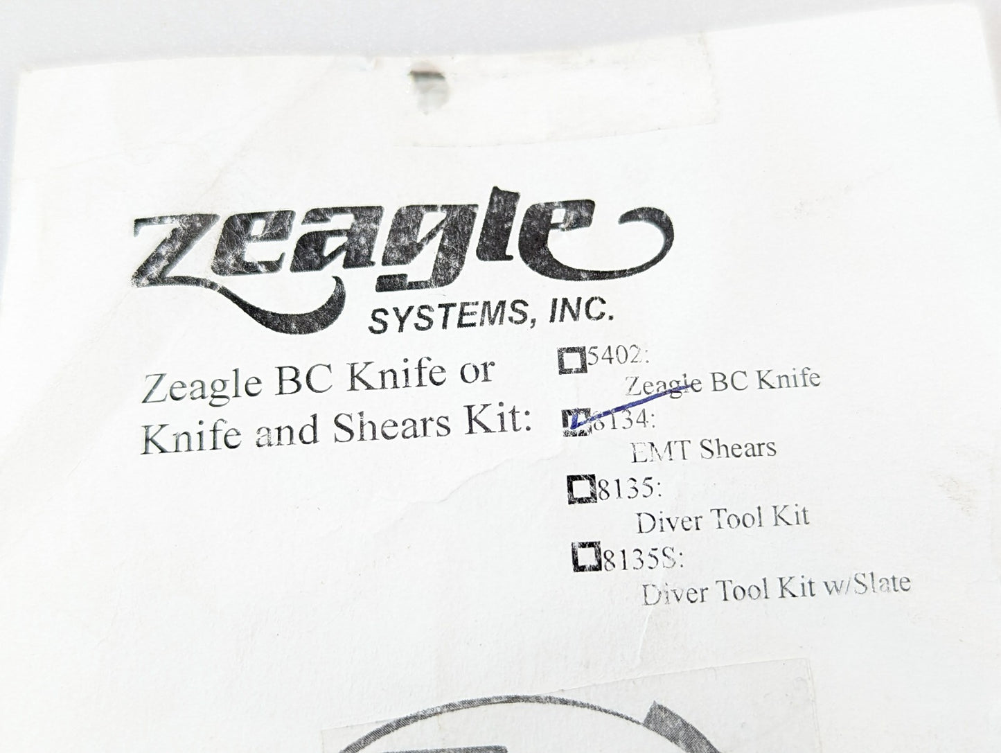 Zeagle Sea Snips Emergency Safety Scissors Trauma EMT Shears Scuba Dive RED1