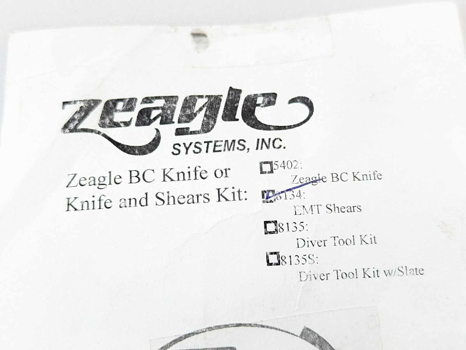 Zeagle Sea Snips Emergency Safety Scissors Trauma EMT Shears Scuba Dive RED1