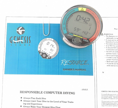 Genesis Sherwood Resource Puck Scuba Dive Diving Computer Module The Source 18433