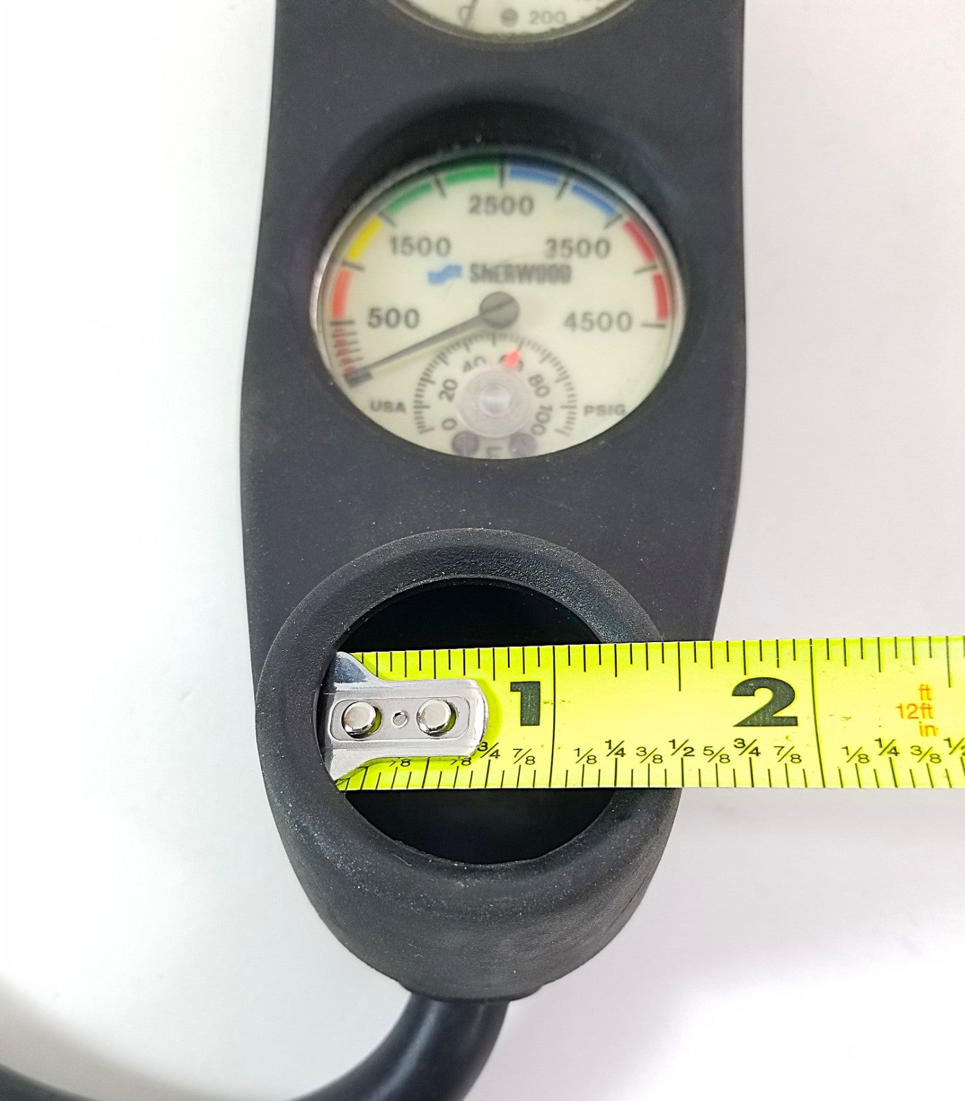 Sherwood Scuba Dive 2 Gauge Console Genesis 4500 SPG 200ft Depth           #591212