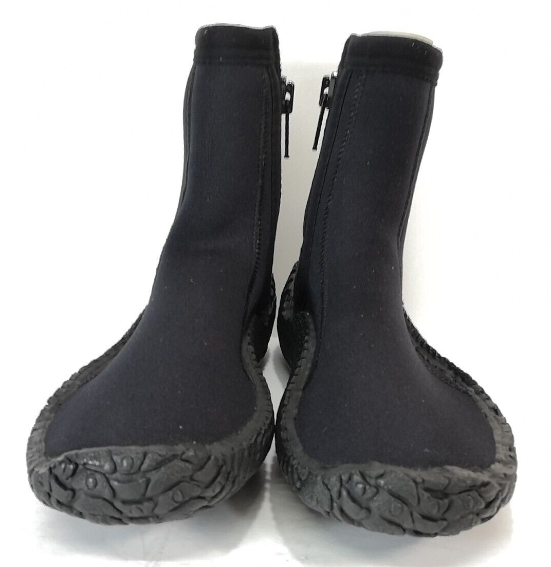 NEW Tilos Titanium Hydro+ Zipper Neoprene Booties Boots 3mm SIZE 4 Scuba Dive6