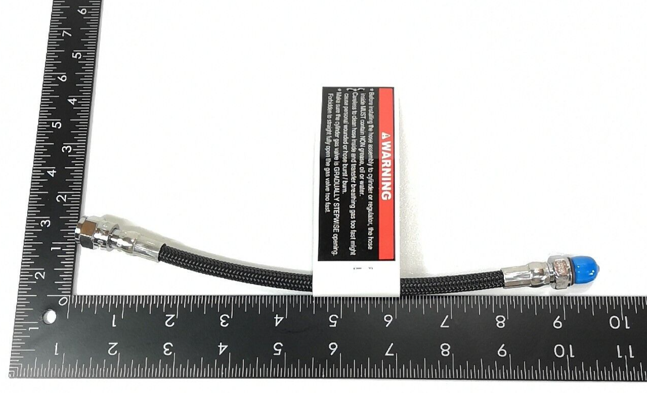 Braided Scuba Dive 9" 23cm High Pressure HP Hose Mares Transmitter Tank Module1