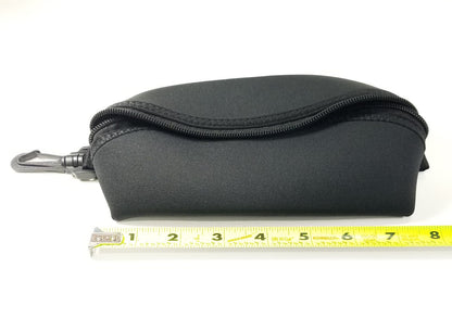 Compact Padded Soft Scuba Dive Snorkel Mask Zipper Case Pouch Neoprene with Clip7