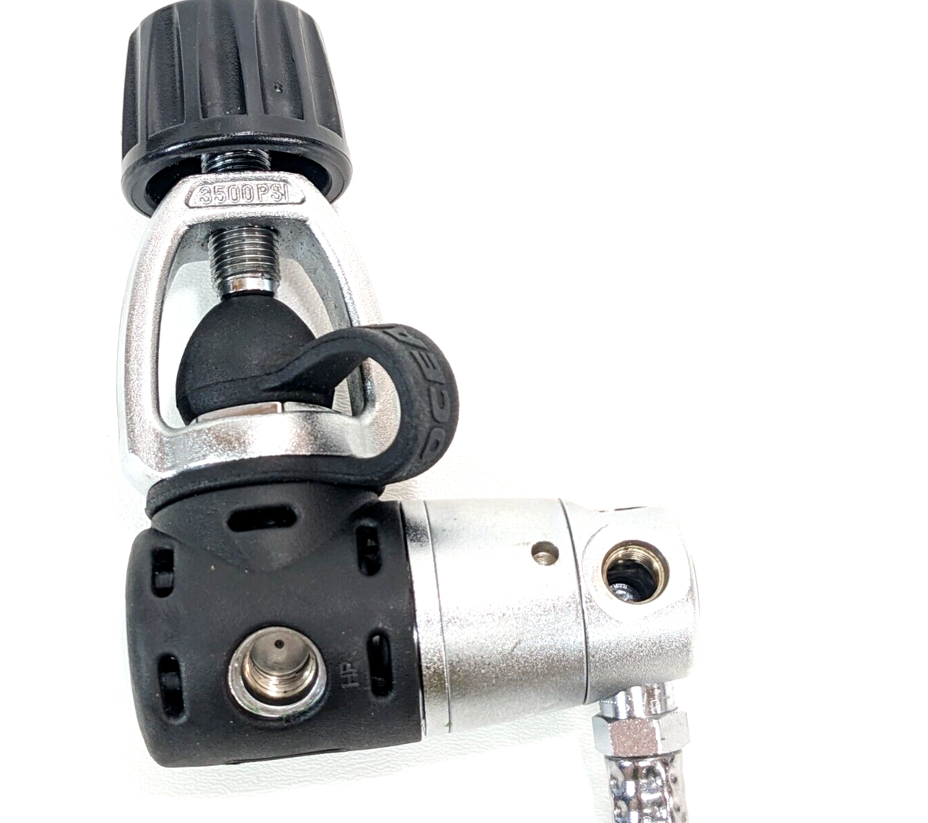 Oceanic PX2 Alpha 7 Scuba Diving Yoke First 1st Stage Regulator + Inflator hose1