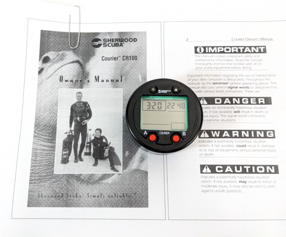 Sherwood Courier CR100 Air Scuba Dive Computer Puck Module Aqua Lung Matrix II 22