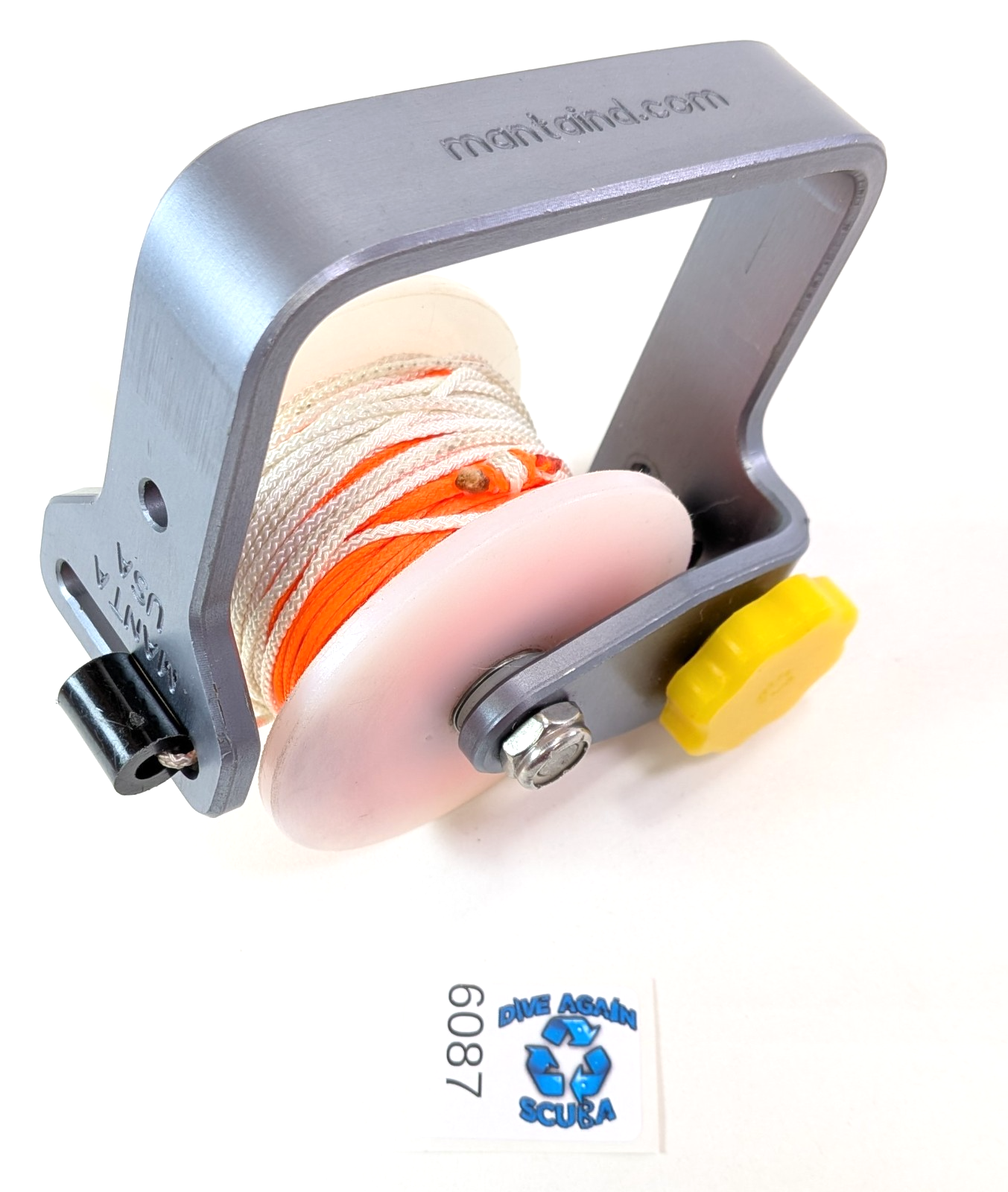 Manta Mini Cave Tec Wreck Scuba Diving Reel with 100' of #24 Braided Nylon Line1