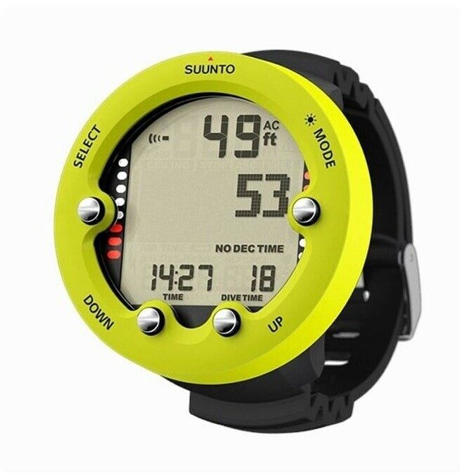 Suunto Zoop Novo Wrist Scuba Dive Computer Air & Nitrox Black, Lime, Blue