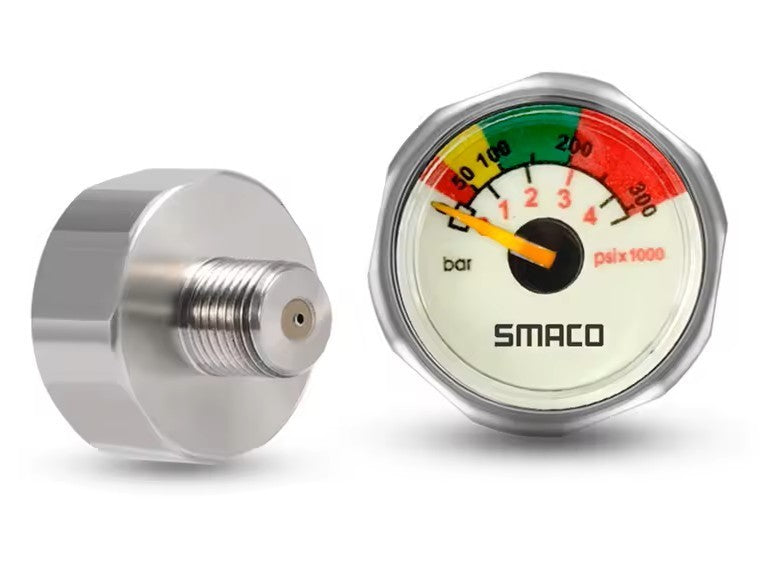 Smaco M10 S300 + Plus S500 Scuba Dive Tank Mini Pressure Gauge SPG Pony Bottle0