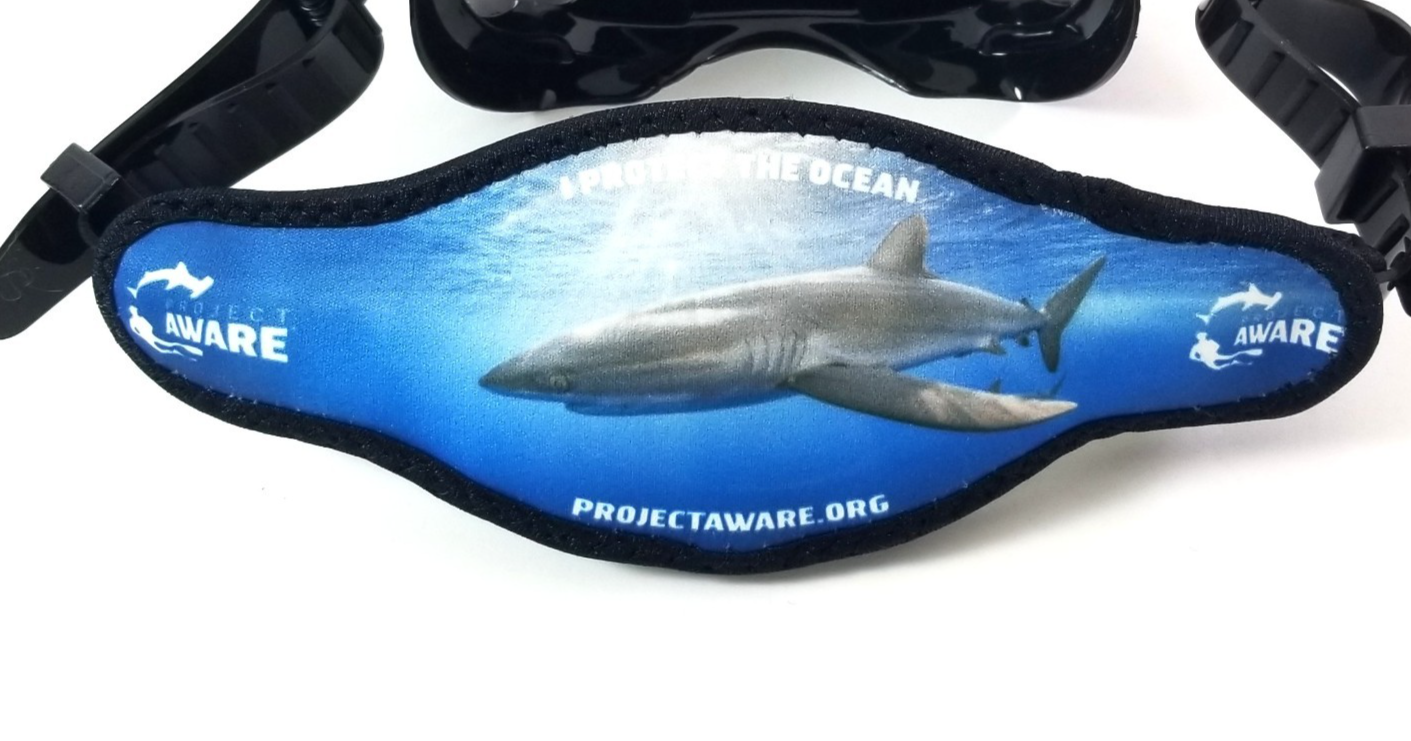 Project Aware Neoprene Scuba Dive Snorkel Mask Strap Wrapper Padded Hair Saver2
