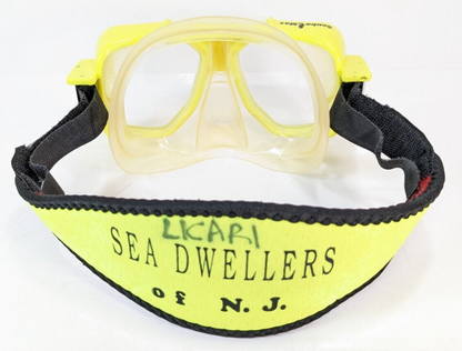 ScubaMax Mask Yellow with Adjustable Comfort Strap Scuba Snorkel, Diving Max2