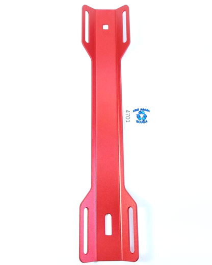 Aluminum RED Single Tank Adapter Scuba Tech Dive Backplate 13 3/4" x 2 3/4 BCD0