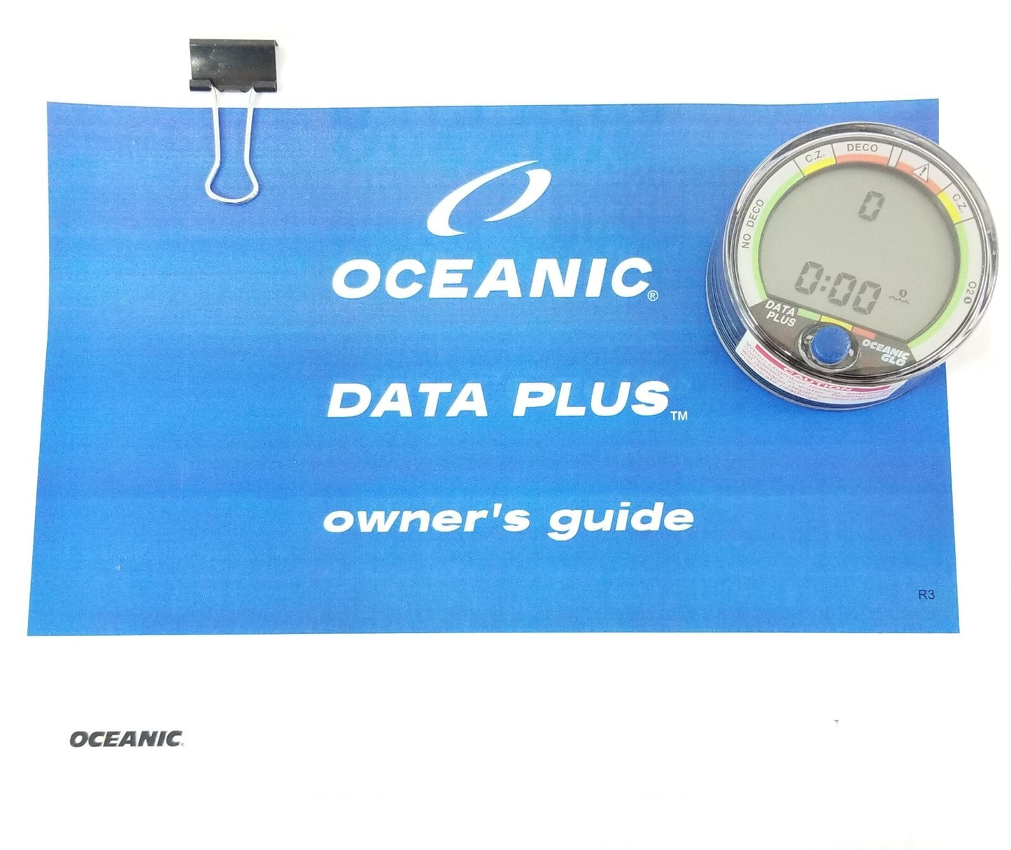 Oceanic Data Plus Air & Nitrox Puck Scuba Dive Computer + Manual EXCELLENT #49895