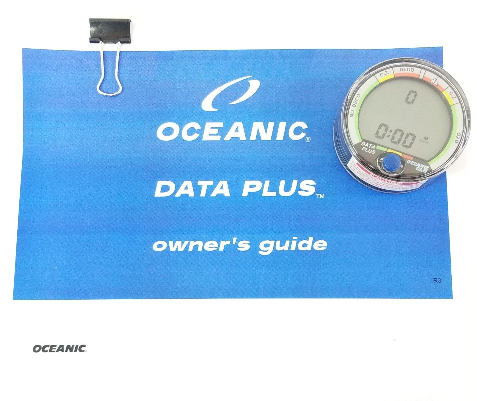 Oceanic Data Plus Air & Nitrox Puck Scuba Dive Computer + Manual EXCELLENT #49895