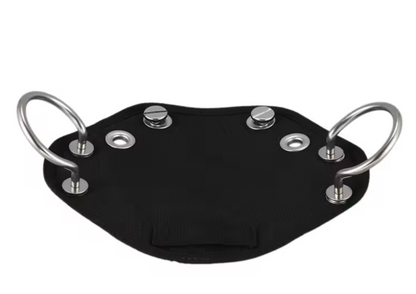 Scuba Dive BCD Butt Plate + Book Screws, Clip Loops Harness Board Sidemount Tech7