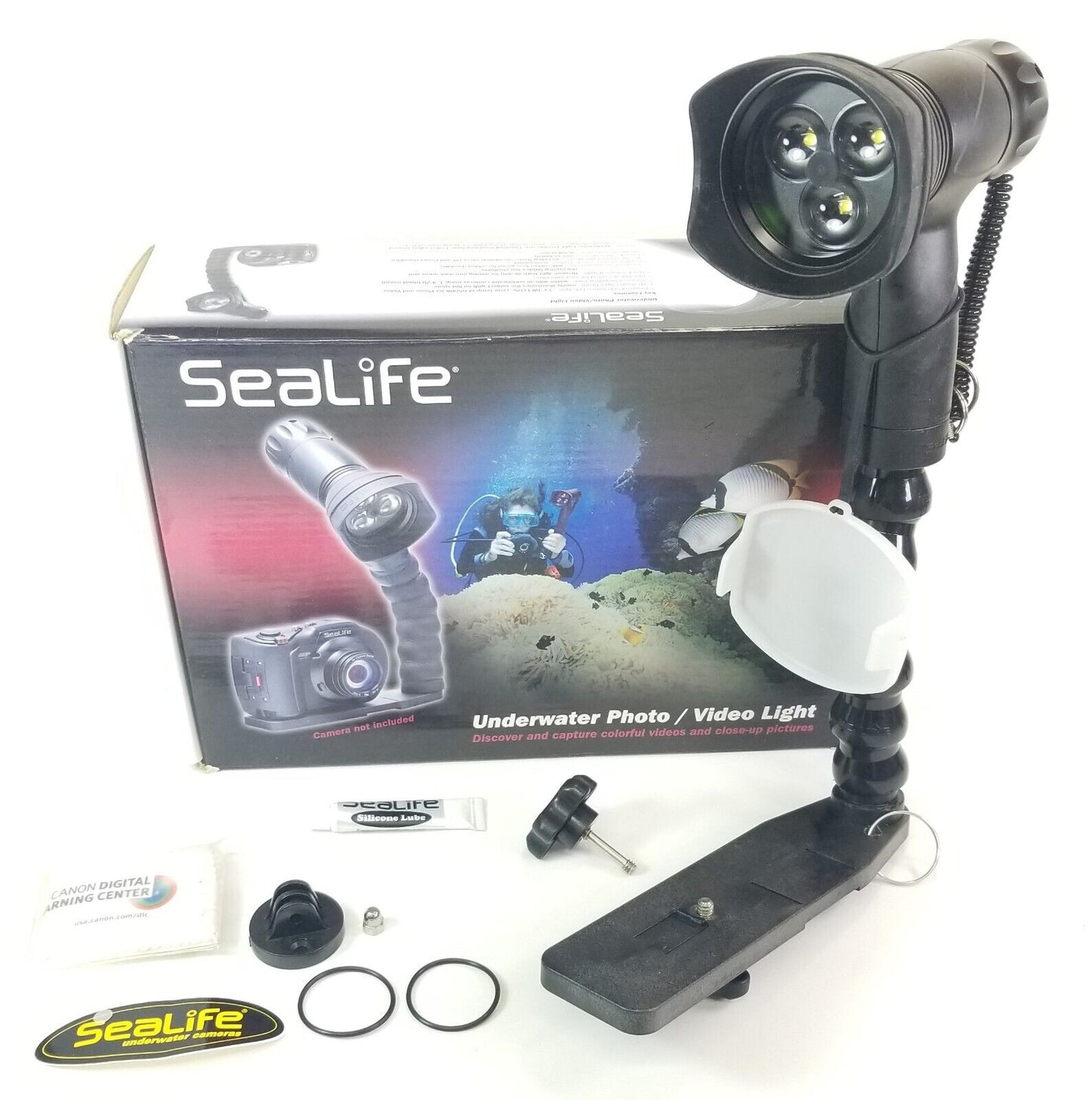 SeaLife SL980 Underwater Camera LED Scuba Dive Photo Video Light 3 X 3W Cree